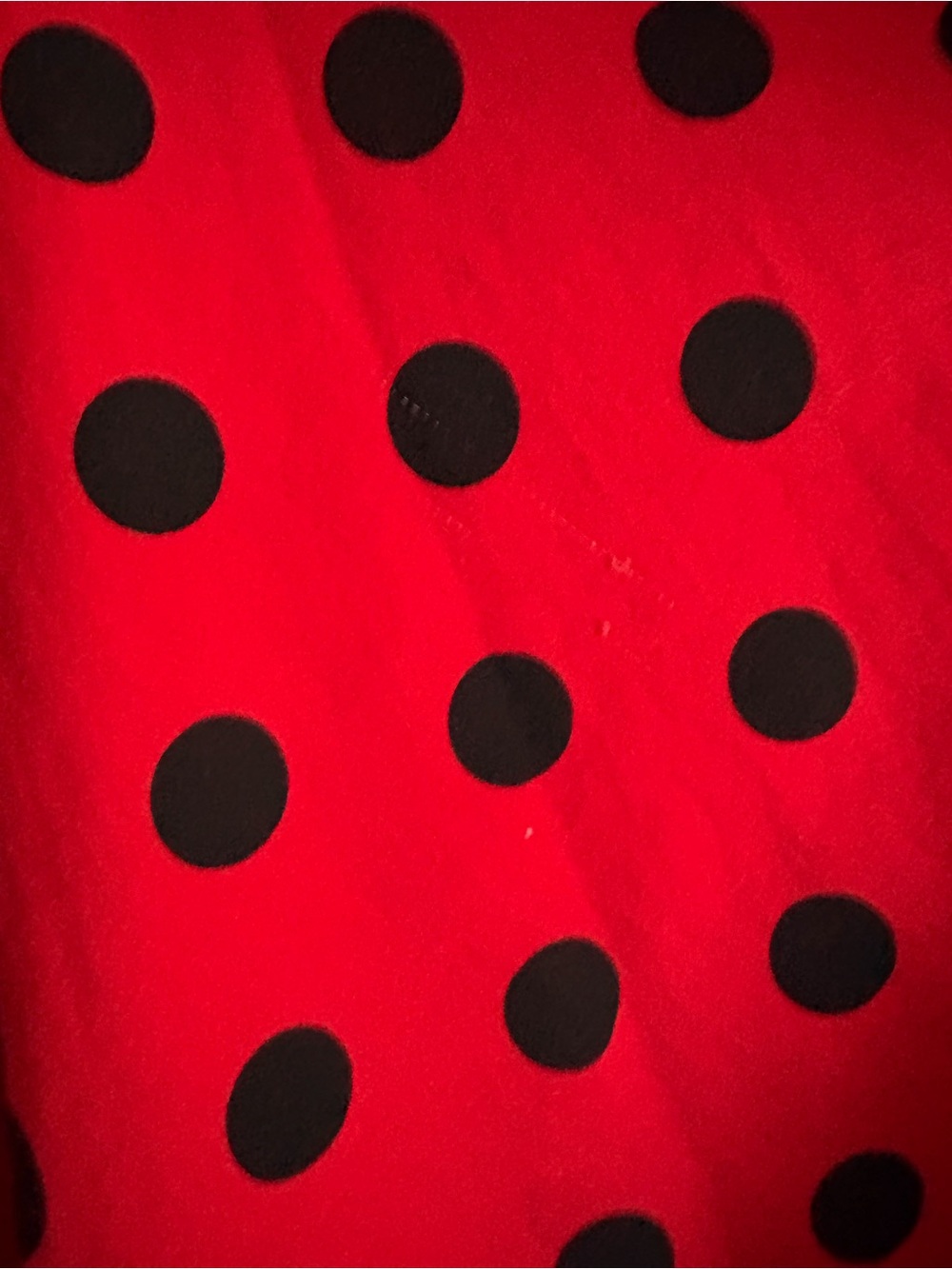 Grace Karin Red Midi Dress with Black Polka Dots - Picture 4 of 8